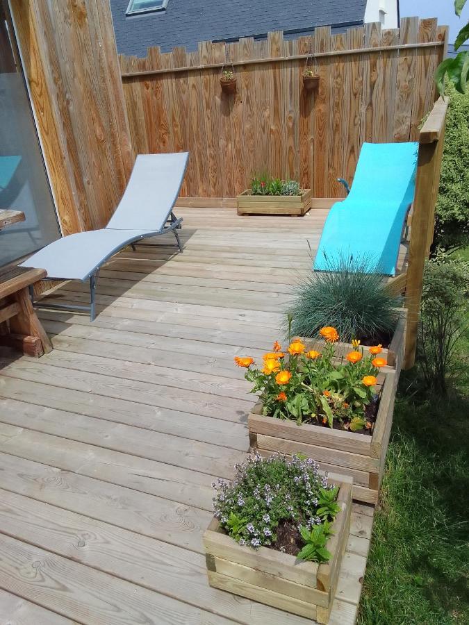Tiny House Dans Jardin Arbore Perros-Guirec Eksteriør bilde